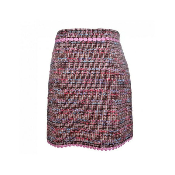 Boutique Moschino Women's  Pink Tweed Skirt, 12