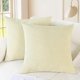 thumbnail image 1 of Chenchen Throw Pillow Covers Decorative 16 X 16 Inches Pack of 2 Cozy Chenille Cushion Cases for Couch Sofa Bed Living Room Home Beige, 1 of 1