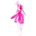 thumbnail image 3 of Parker, Jennifer Paxton 17x24 Black Modern Framed Museum Art Print Titled - Fuchsia Street Fashion I, 3 of 5