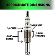 E3 Spark Plugs E3.70 Performance Spark Plug Fits select: 2004-2008 FORD F150, 2005-2008 FORD F250