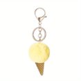 thumbnail image 1 of 1 Unidad, Bonito Llavero De Bola De Pelo De Conejo Helado, Colgante De Bolso, Llavero De Coche De Imitación Con Personalidad, Decoración Colgante, Cadena De Bolso Femenino, 1 of 4