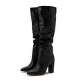 thumbnail image 7 of UngA Cowboy Boots Cowboy Boots for Women Mid Calf Fashion Cowgirl Boots Black,5.5, 7 of 7