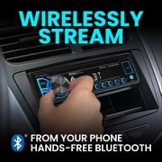 BOSS Audio Systems 595BRGB Single Din Car Stereo System, Bluetooth Audio