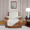 thumbnail image 2 of 2024 Reversible Quilted Sofa Cover  Water Resistant Slipcover Furniture Protector  Washable Couch Cover with Non Slip Foam and Elastic Straps for Kids  Dogs  Pets (Small  Pink/Beige), 2 of 7