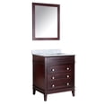 thumbnail image 2 of Anzzi V-WKG020-30 Wineck 35 x 30 in. Bathroom Vanity Set in Rich Chocolate, 2 of 5