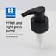 thumbnail image 3 of Dispensador de fluidos de 500ml, contenedor de bomba de prensa de botella vacía de viaje para baño, organizador de encimera para el hogar, Almacenamiento y organización del hogar Bomba negra Wosthever  HA067530-01, 3 of 6