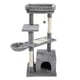 thumbnail image 1 of Cat Tree Tower Cat Scraper with Hammock Cat Scratcher with Sisal Scratching Post Furniture Climbing Frame Condo Top Soft Perch ShopWise Round, 1 of 7