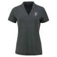 thumbnail image 2 of Women's Cutter & Buck Heather Black Mississippi State Bulldogs Vintage Logo Forge Heathered Stretch Blade Top, 2 of 3