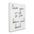 thumbnail image 3 of Love You Barn & Back Farmhouse Inspirational Graphic Art Gallery Wrapped Canvas Print Wall Art, 3 of 7