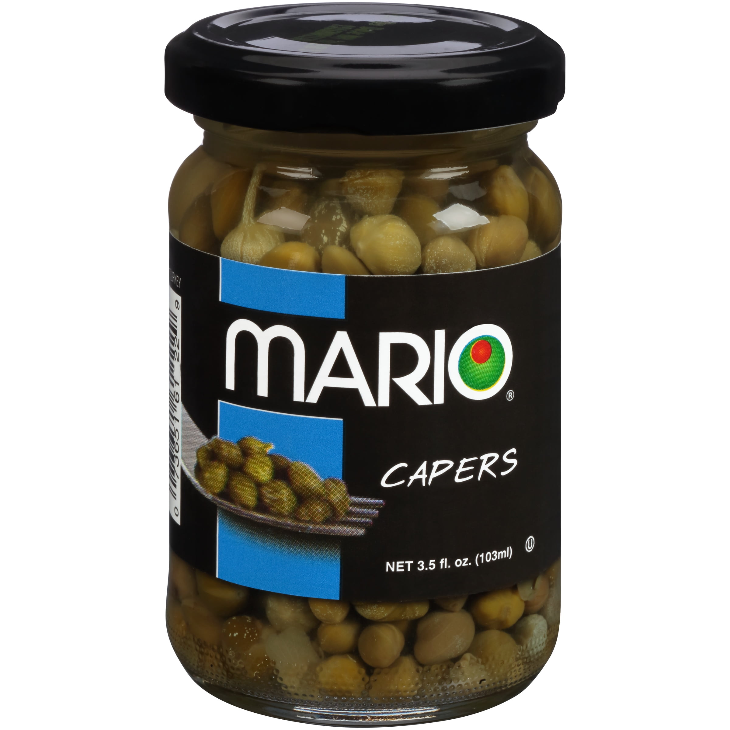 Mario Capers Nonpareil 3.5oz Glass Jar
