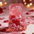 thumbnail image 3 of Clearance! Large Pink Gummy Bear Containers, Valentine’s Day Clear Gummy Bear Shaped Candy Holder, Reusable Gift Box for Candy, Party Favors Storage, Big Plastic Bear Container, 3 of 8