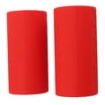thumbnail image 4 of Pair Barbell Grips Bar Grips Silicone Anti-Slip Thicken Dumbbell Grips for Weight Lifting Muscle Building Red, 4 of 5