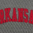 thumbnail image 4 of Women's Pressbox Heather Charcoal Arkansas Razorbacks Moose Quilted Pullover Sweatshirt, 4 of 4