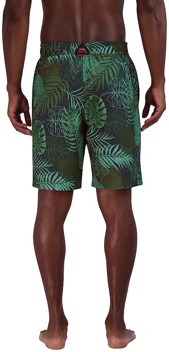 Gerry Men's Swim Trunk Shorts with UV Protection (Green,L)