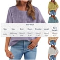 thumbnail image 3 of Linen Shirts for Women Summer 2025 Retro Embroidered 3/4 Sleeve Boho Tops Dressy Casual Blouses Teacher Loose Tunics, 2026 New Limit time off, 3 of 5