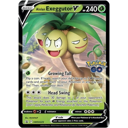 Trading Card Game: Pokémon GO Collection - Alolan Exeggutor V