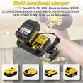 thumbnail image 2 of for De*walt 18V Battery Car Charger Cigarette Lighter Plug Car Adapter Portable Fast Charging, 2 of 7