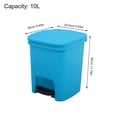 thumbnail image 2 of unbranded Papelera Azul Con Pedal Para Y Dormitorio Que Mantiene Aire Fresco, 2 of 8