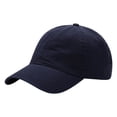 thumbnail image 3 of Baseball Hats for Women Men Versatile Outdoor Casual Activities Adjustable with Curved Brim Season Baseball Caps Navy One Size, 3 of 3