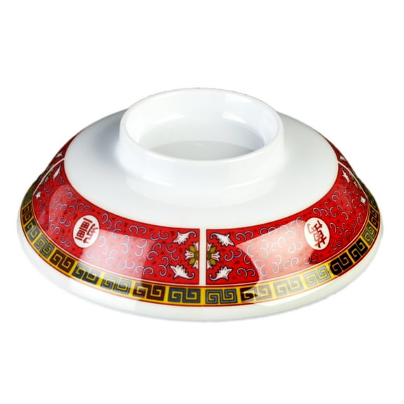 Excellante Longevity Melamine Dinnerware Collection 5 1/4", Noodle Bowl Lid Only, Comes in Dozen