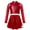 Red, variant on Haitryli Kids Girls Hip Hop Jazz Latin Dance Outfit Sequin Long Sleeve T-Shirt Crop Top with Skirt Set for Competition Gold 10