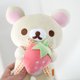 thumbnail image 4 of Kawaii Strawberry Rilakkuma Plush Kuma Rilakkuma Plushies Teddy Bear Rilakkuma Stuffed Doll Rilakkuma Toys Xmas Gift For Kids, 4 of 5