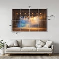thumbnail image 2 of Rustic Farmhouse 8 Pack Art Acoustic Panels Sound Absorbing Theater light stage Decorative Soundproof Wall Panels Self Adhesive for Nursery Game Room Bedroom 48"x32", 2 of 7