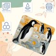 thumbnail image 3 of Penguin Printed Square Desk Mat Mousepad, 8.3x9.8 Inch, Non-Slip Rubber Bottom, Suitable for Office and Gaming, 3 of 6