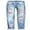 Sky Blue-7552-804, variant on FARYSAYS Women's Rose Printed Jeans for Women Trendy Patchwork Jeans Stretch Jeans for Womem Denim Pants Ripped Denim Jeggings
