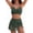 1-Green, variant on WQD Womens Bikini Set High Waisted 2 Piece Swimsuits Tummy Control Bathing Suits Curvy Mesh Swim Skirt Swimwear