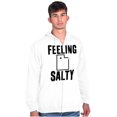 thumbnail image 3 of Feeling Salty Utah Beehive State Zip Up Hoodie Men's Women's Brisco Brands S, 3 of 5