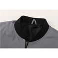 thumbnail image 4 of MADHERO Men's Lightweight Bomber Jacket Classic Zip Up Baseball Flight Jacket Casual Windbreaker Outerwear with Arm Pocket, 4 of 6