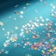 thumbnail image 3 of Confeti en forma de estrella de 60 g, confeti de mesa con purpurina, estrellas de lámina metálica para decoraciones festivas de bodas y fiestas (plata holográfica, 10 mm y 6 mm) ER, 3 of 5