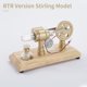 thumbnail image 5 of Motor Stirling de aire caliente Generador de electricidad Modelo de motor con luz LED Diseño de Abanopi  Modelo de termodinamo de Stirling, 5 of 7