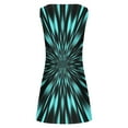 thumbnail image 6 of Up to 55% off !Npasoilc Summer Dresses for Women 2024 Sexy Vintage Sleeveless Round Neck Hollow-out Ring Linked Printed Casual Loose Short Dress, 6 of 6