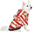 thumbnail image 2 of Xecao Red Lobster Pattern Sweatshirts Winter Pet Dog Hoodie Puppy Coat Dog Sweaters Dog Clothes with Hat Dog Clothes Costume Outfit,Small Pets Wear-Medium, 2 of 7