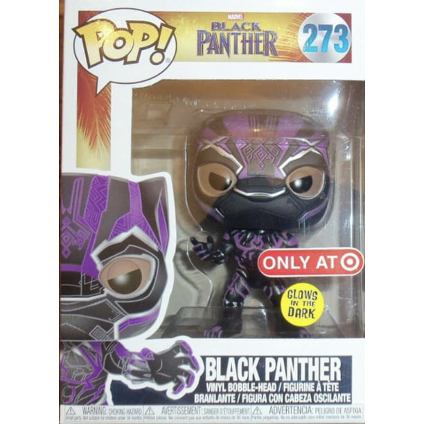 geroosterd brood Herkenning Regenboog Funko POP! Marvel: Black Panther - Purple Glow Black Panther (Target  Exclusive) - Walmart.com