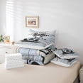 thumbnail image 4 of Erosebridal Ensembles de Literie Maison au Bord de la Rivière Grand Lit, Ensemble de Lit Tout-en-un Grand Lit, Literie Rustique de Chalet Grand Lit, Décor de Chambre de Ferme en Microfibre, Réversible, 7 Pcs, 4 of 5