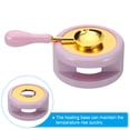 thumbnail image 4 of Uxcell Wax Seal Kit, Wax Seal Warmer with Melting Spoon Retro Melt Stove Pot Furnace Tool, Purple Golden, 4 of 7