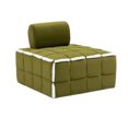 thumbnail image 5 of Comfy Oversized Upholstered Chair, Single Lazy Sofa Couch Lounge with Wooden Frame, Accent Armless Chair for Living Room Office Meetingroom Aparment Bedroom, Emerald, 5 of 6