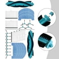 thumbnail image 4 of Bgsha For Ultenic D10 Robot Vacuum Replacement Brushes Filters Mop Cloth Set, 4 of 6