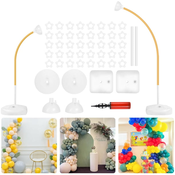 Kit de soporte con forma de arco para globos JOWINER de 2,5 m y 1,5 m con bolsa de agua