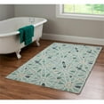 thumbnail image 3 of Pemberly Row Indoor Outdoor Machine Baffin Polyester Accent 3'x5' Rug in Green, 3 of 8