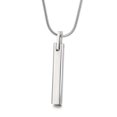 thumbnail image 1 of Collar largo con colgante de barra de acero inoxidable para hombre, 1 of 5
