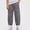 Gray, variant on SGFCWSX Boys Cargo Pants Flap Pockets Loose Fit Outdoor School Casual Trousers Khaki Size 7