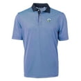 thumbnail image 2 of Men's Cutter & Buck Powder Blue Los Angeles Chargers Big & Tall Virtue Eco Pique Micro Stripe DryTec Tri-Blend Recycled, 2 of 3