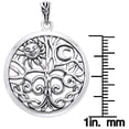 thumbnail image 2 of Jewelry Trends Sterling Silver Celtic Sun Moon Tree of Life Pendant Necklace 18", 2 of 4