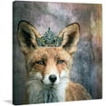 thumbnail image 2 of "Queen Fox" Painting Print on Wrapped Canvas, 2 of 7
