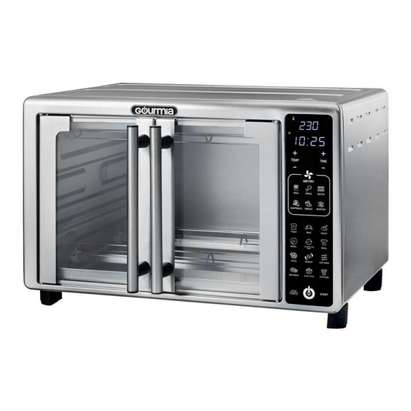 Horno Tostador Digital Gourmia para 6 Rebanadas con 19 Preajustes de Un Solo toque en Acero