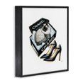 thumbnail image 3 of Stupell Industries Eclectic Cat in Glam Shoebox Black Framed Giclee Art, 12 x 12, by Amanda Greenwood, 3 of 8